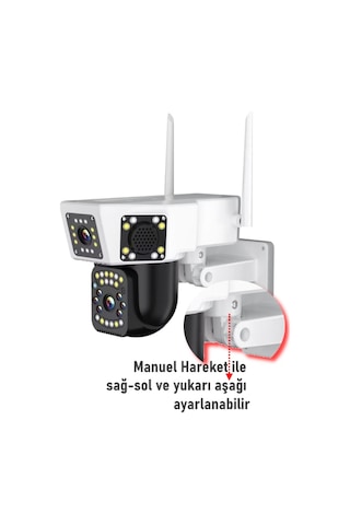 O-kam 3014 6mp Wifi Ip Güvenlik Kamera - Gece Görüşlü, Hareketli