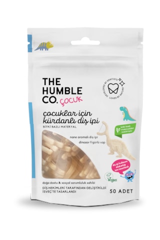 The Humble Co Corn Starch Floss Picks - Kürdanlı Diş İpi 30 Pcs - Çocuklar İçin Çilek Aromalı The Humble Co Corn Starch Floss Picks - Kürdanlı Diş İpi 30 Pcs - Çocuklar İçin Çilek Aromalı