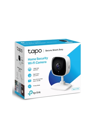 TP-Link Tapo C100 Full Hd 1080P Gece Görüşlü 128Gb