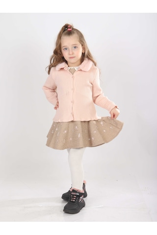 Xo Kids Kız Çocuk Elbise 1-5 Yaş 4727 Pembe
