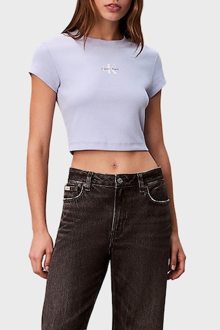 Calvin Klein Bayan T Shirt Lv047ab802 Tkf Mavi Mavi