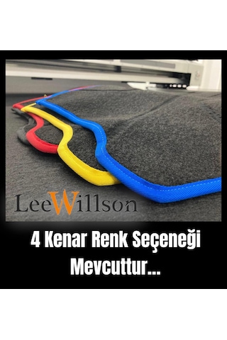 2004-2008 Ford Connect Torpido Koruma Halısı Kenar Renk Siyah
