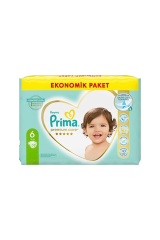 Prima Premium Care Bebek Bezi 6 Beden 13+ KG Ekonomik Paket 35 Adet