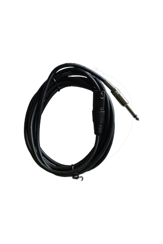 Xlr Erkek - 6.35mm Mono Jack Ses Kablosu 3 Metre Mikrofon Amfi Kablosu