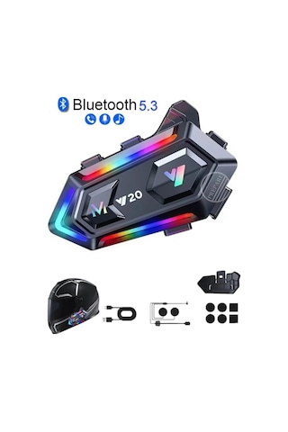 Prepare Y20 Bluetooth 5.3 Motosiklet Kulaklık