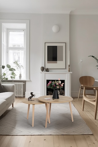 Flora Osse Meşe /orta Sehpa / Orta Sehpa Seti