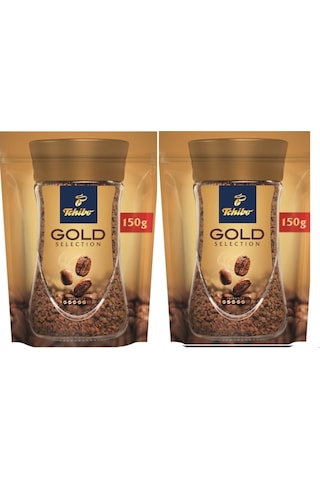 Tchibo Gold Selection Çözünebilir Kahve Ekonomik Paket 2 x 150 G Tchibo Gold Selection Çözünebilir Kahve Ekonomik Paket 2 x 150 G