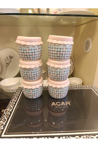 Acar Feel Good Silikon Kapaklı 6 Lı Kavanoz Seti - 200 Ml Çok Renkli