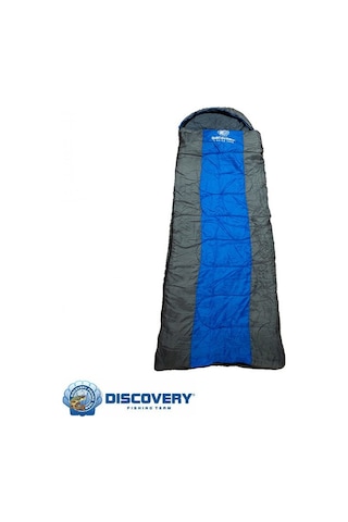 Discovery Flat Head Uyku Tulumu Antrasit/Mavi 0 Derece Çok Renkli