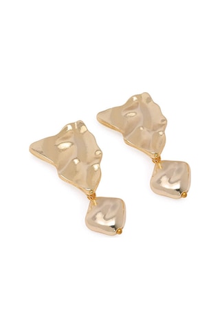 Gold Dokulu Küpe W27kup001 Uw27kup00162