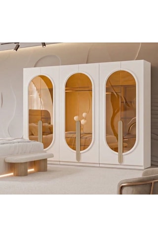 Milano Mdf 6 Kapılı Dolap Aytaşı