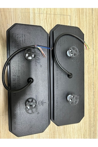 Ahmet Otomotiv Stop Lamba Yeni Model Full Ledli Tır Kamyon Dorse 12-24v Uyumlu - Kayar Sinyalli 2 Adet