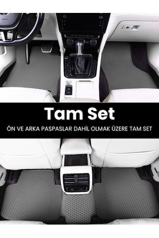 Volkswagen-polo- 2009-2017 İçin Eva İç Paspas Takımı Metal Topukluk Hariç