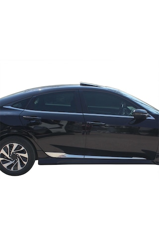 Honda Civic 10 Cam Çıtası 8 Prç Krom 2016 ve Sonrası