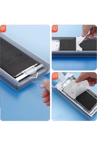 Galaxy S24 Ultra Zore Kolay Uygulama Aparatlı Privacy Easy Body Hayalet Ekran Koruyucu
