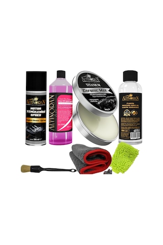 Altın Oran Oto Bakım Seti Ful Set Araç Bakım Seti 7 Parça