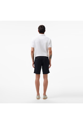 Nautica Erkek Siyah Slim Fit Keten Şort Düz B35214t Siyah