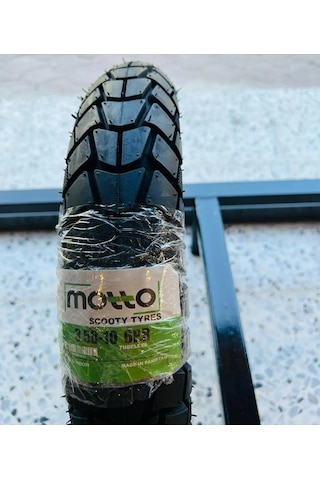 Motosiklet Dış Lastik 3.50-10 Motto Tubeless Özel Hamur