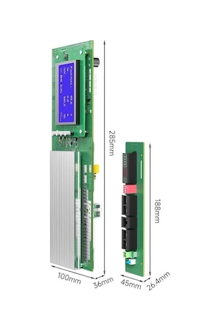 Daly Smart Bms Lifepo4 8s 24v 100a Solar Ev Enerjisi Depolama Sistemi Rs485/can/lcd