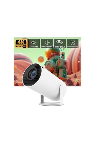 Ioıuskku Hy300 Pro Led Projektör Otomatik Kilit Taşı Düzeltme