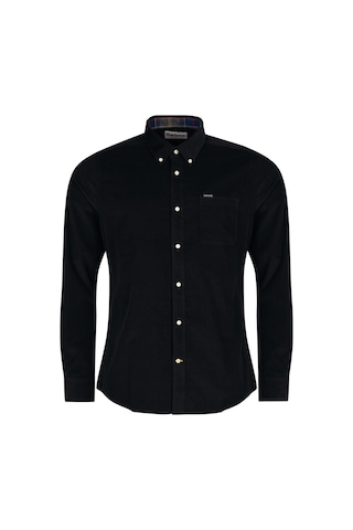 Barbour Ramsey Tailored Cord Gömlek Bk31 Black Siyah