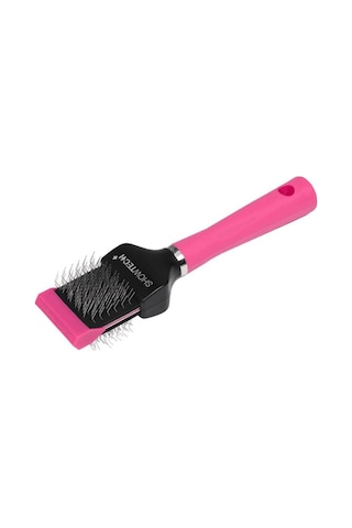 Show Tech+ Flex Groom Esnek Pedli Yumuşak Pinli Çift Taraflı Fırça Pembe