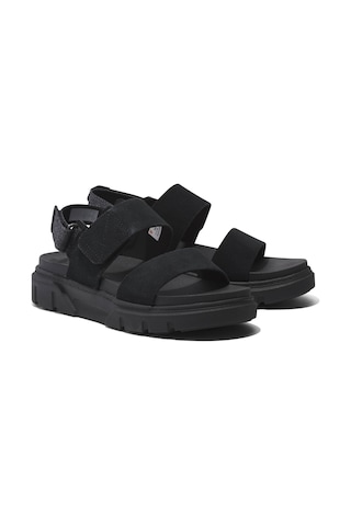 Timberland Backstrap Sandal Tb0A61N4Ek41-Black Suede Siyah