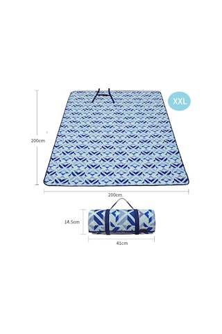 Kingcamp Ariel Xxl Premium Piknik Örtüsü Blue Mavi