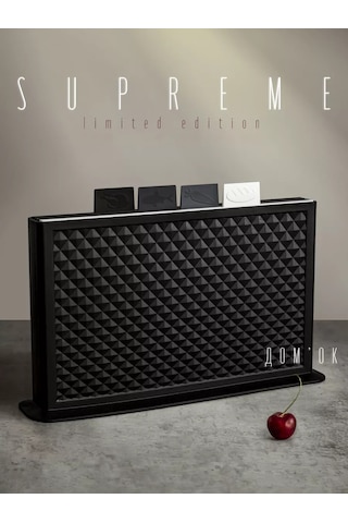 Domkoff Ahşap Kesme Tahtası Seti Üstü Standlı 237095502 Siyah