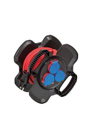 Brennenstuhl Rubber Gum Serisi Ip44 Lisanslı 10 Metre Uzatmaya Sahip H07rn-f 3g1.5 Makaralı Kablo