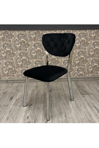 Elma Sandalye 4 Lü Mutfak Sandalyesi Elma Sandalye Gümüş