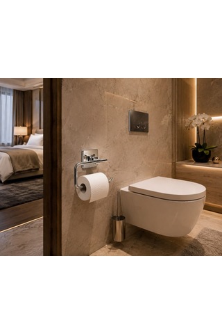 Angled Wc Kağıtlık Acar Zr5901 000 Açık Krem