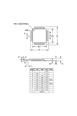 Atxmega32a4u-au Smd 8bit 32mhz Tqfp-44