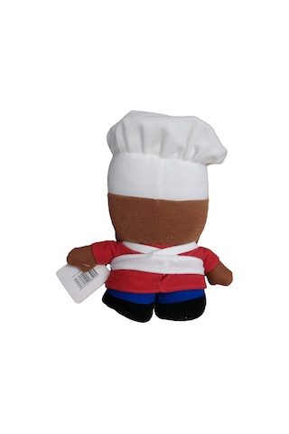Chef Şef Peluş Oyuncak 20cm Beyaz - Kırmızı