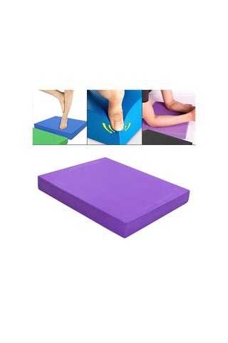 Suntek Denge Pedi Eğitmen Yoga Mat Köpük Mat Esneme Stabilite Mor