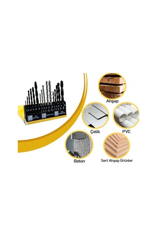 Keneth 16 Parça Ahşap-metal-beton Matkap Ucu Seti Pointteq Sprial Yeni Teknoloji 16pcs Drill Bit