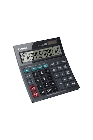 CANON AS-220 RTS 12 Hane Masa Üstü Hesap Makinesi Siyah