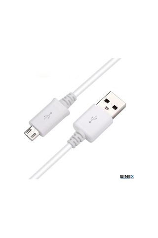 Winex Dg925 Usba To Micro Data Ve Şarj Kablosu Beyaz