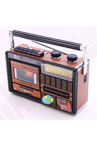 Tepe Sp-319U Kasetli Taşınabilir Radyo Nostaljik Radyo Usb Fm Kas