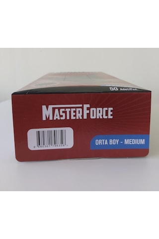 Masterforce Siyah Nitril Kalın Eldiven Medıum(M)Beden