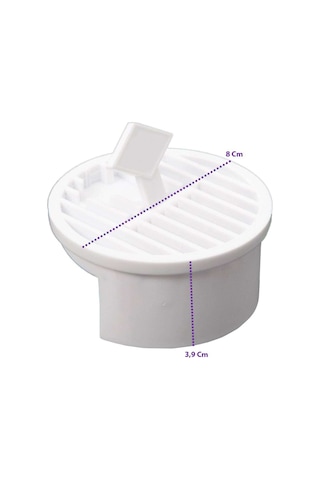 Gider Kapağı 3 Adet. Yer Süzgeci. Izgarası Gider Kapağı Beyaz