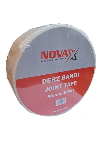 Novax Alçıpan Derz Bandı Fileli 50mm X 90 Metre
