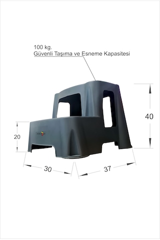 Yetişkin Çocuk Yaşlı Genç 100 Kg Market Mutfak Kitaplık Raf İki 2 Katlı Sağlam Basamak Merdiven Tabure Sehpa Saksı Stand 2 Basamaklı Yetişkin Ve Çocuk Basamağı