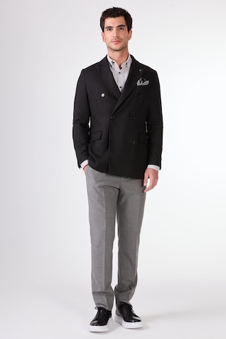 Dufy Siyah Erkek Ceket - Slim Fit Siyah