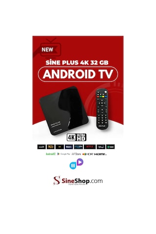 Sine Plus A80 Pro 4K 32 GB Android TV Box