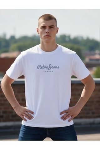 Retroworld Erkek Tshirt Beyaz