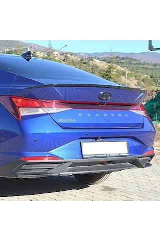 Hyundai Elantra 2021-2022 Uyumlu Piano Black Bagaj Üstü Spoiler