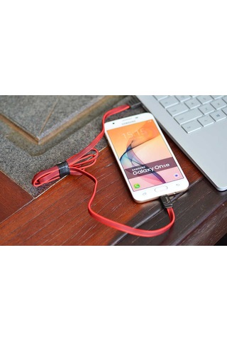 Kırmızı Mest Micro Usb Kablo 1m-zore