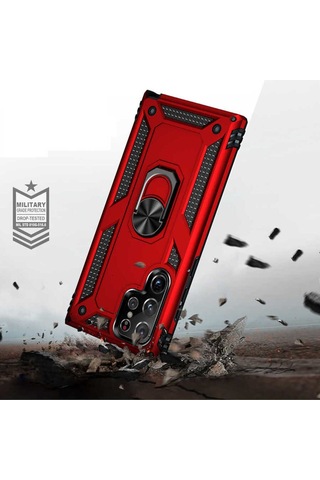 Galaxy S22 Ultra Uyumlu Zore Vega Kılıf-mavi
