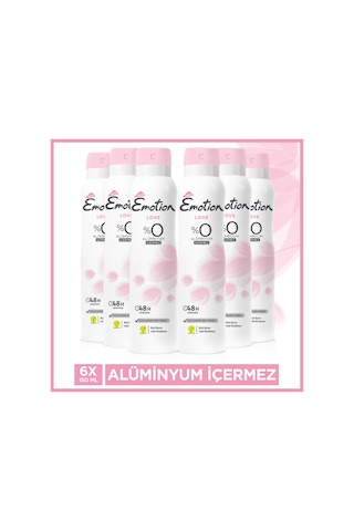 Emotion Love Kadın Deodorant 6 x 150 ML